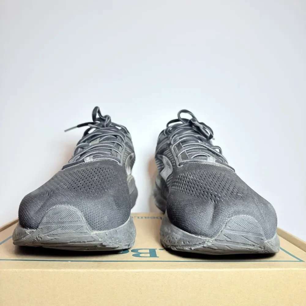 Brooks Adrenaline GTS 23 Mens 13 Black Grey Stability Running Shoes Sneakers